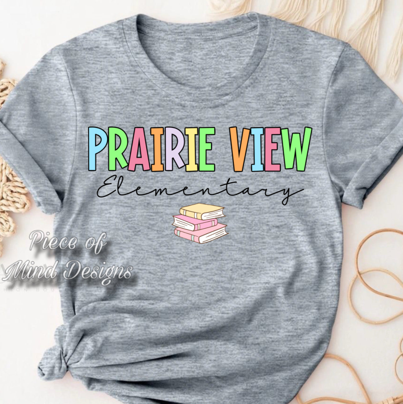 Prairie View Elementary Pastel Color TShirt