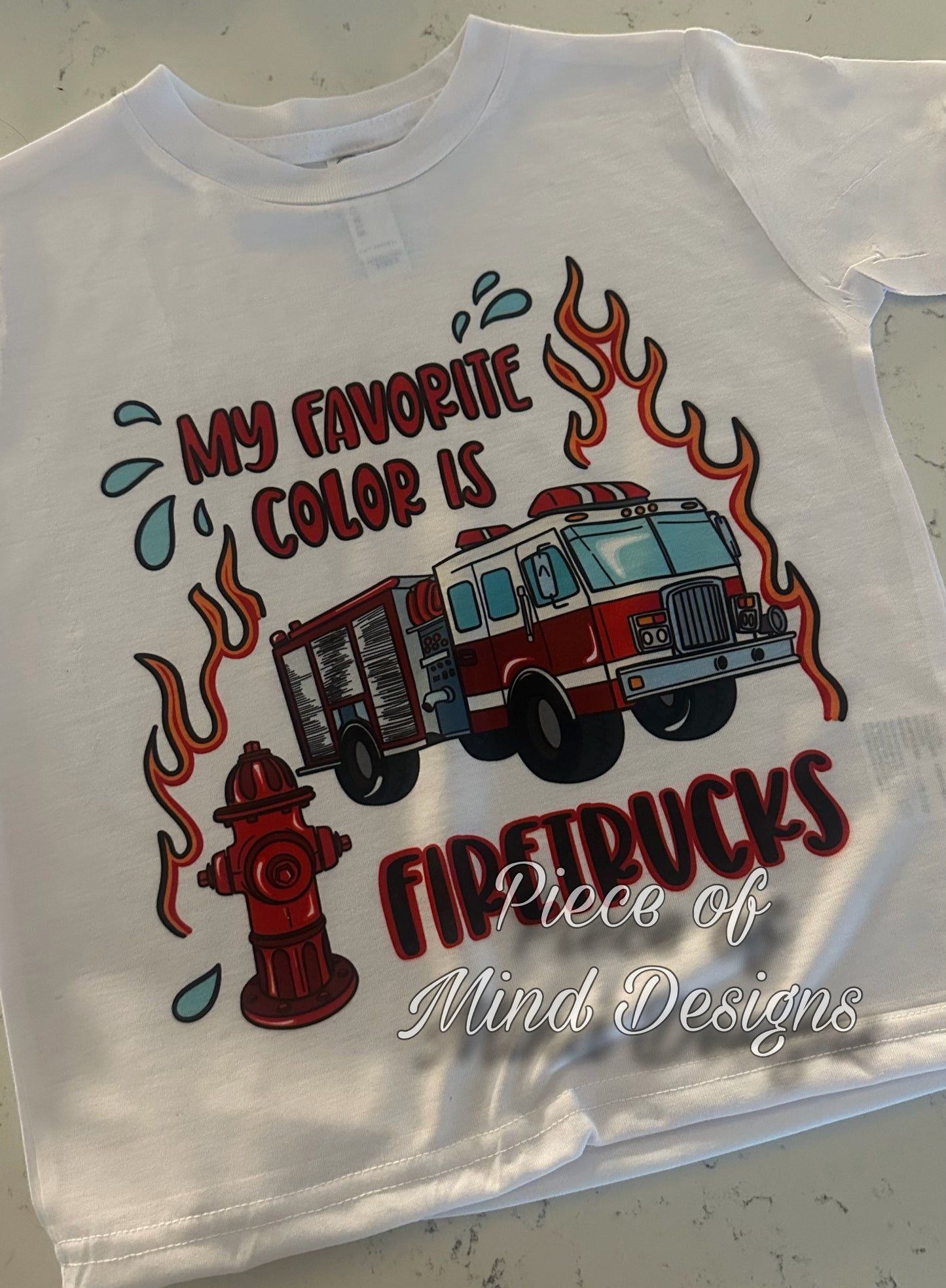 Favorite Color Is Firetrucks