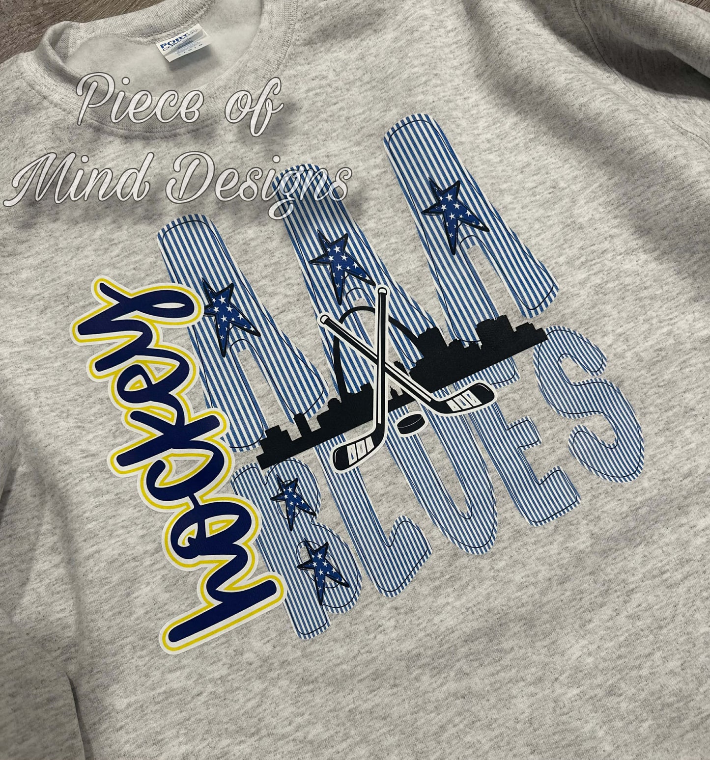 AAA Blues Hockey Crewneck