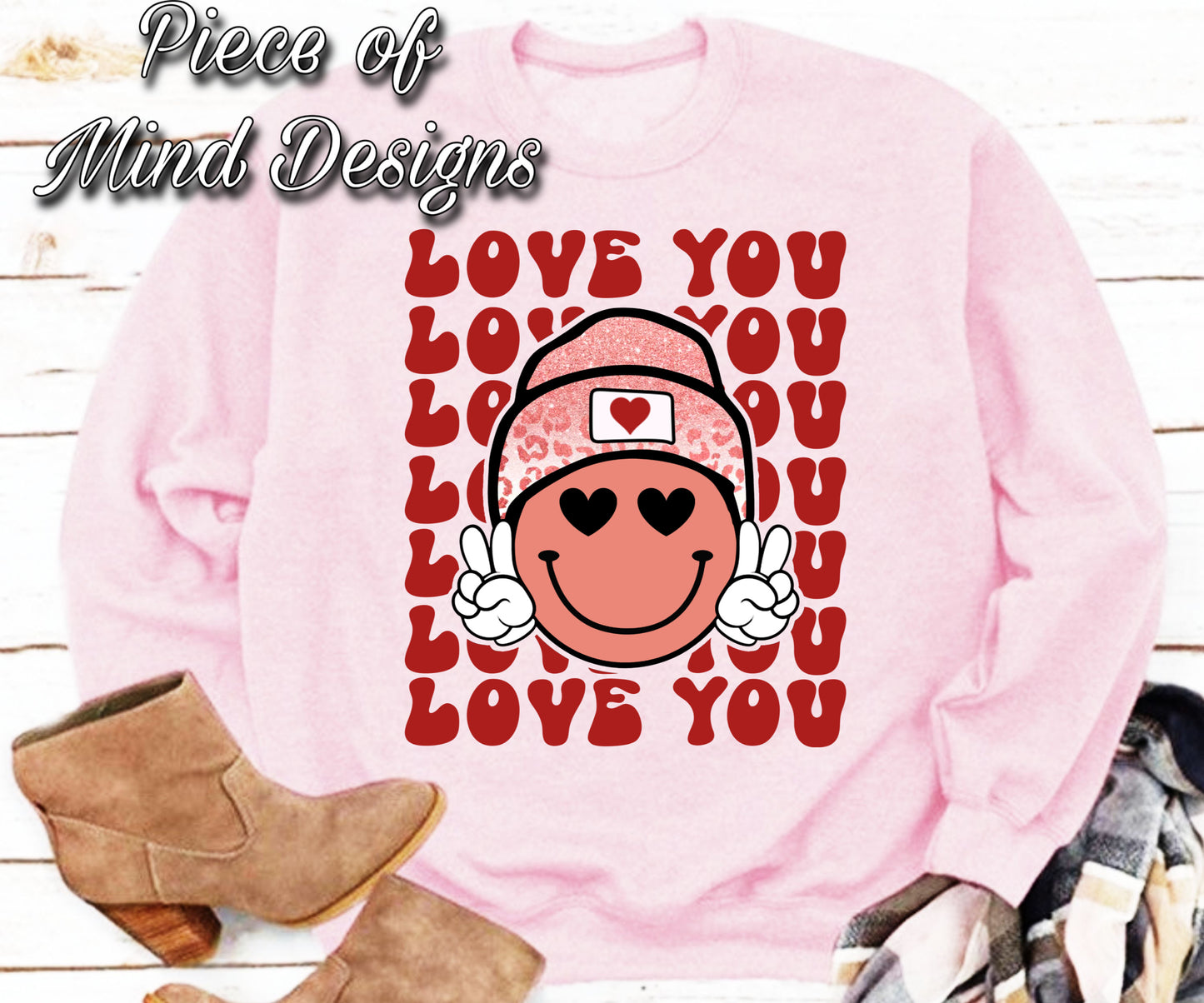 Retro Love You Sweatshirt