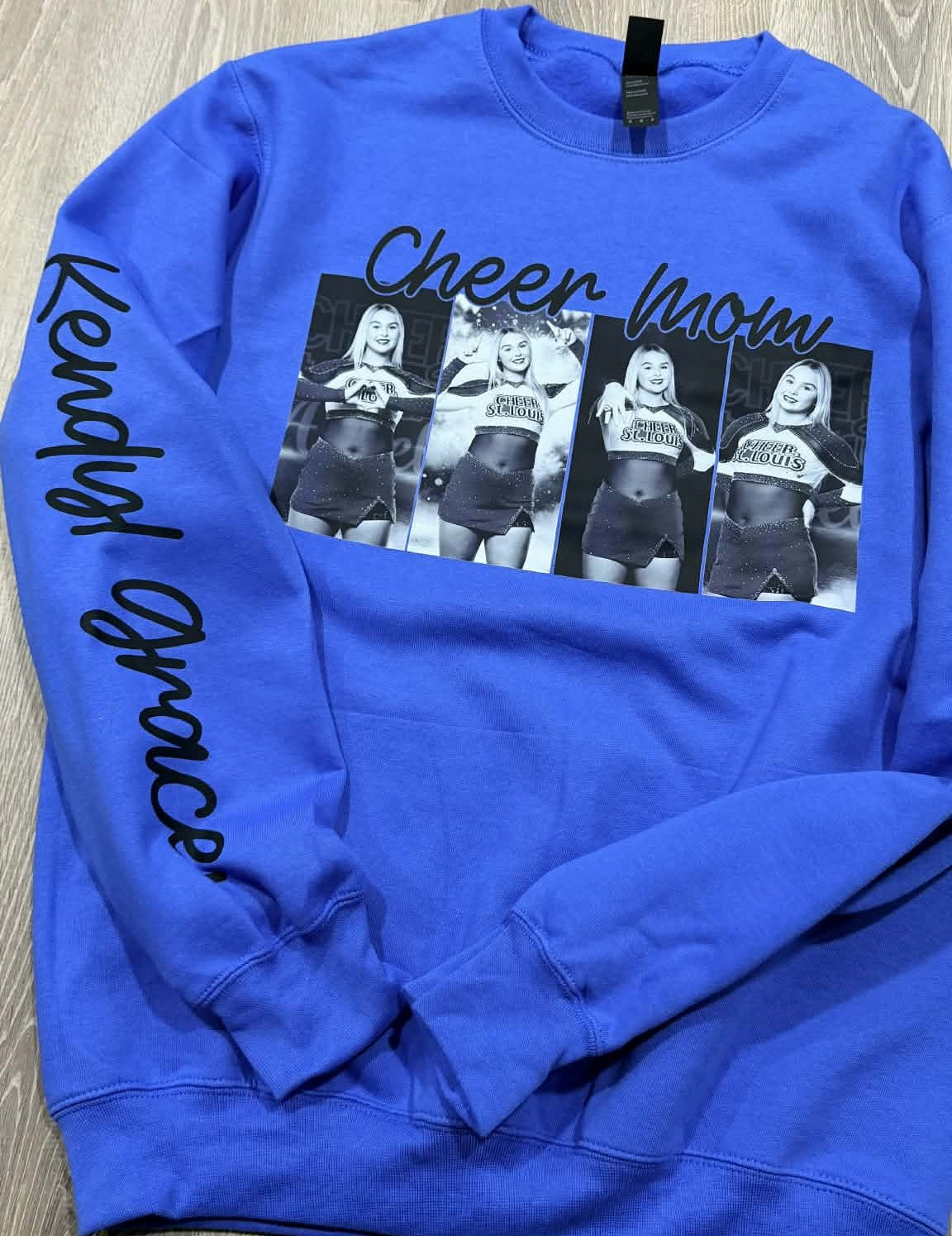 Personalized Cheer Mom Sweatshirt