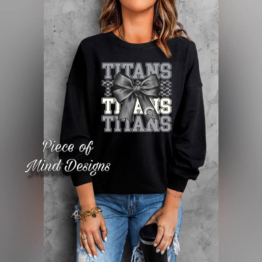 Troy South Middle Stacked Titans Sweatshirt