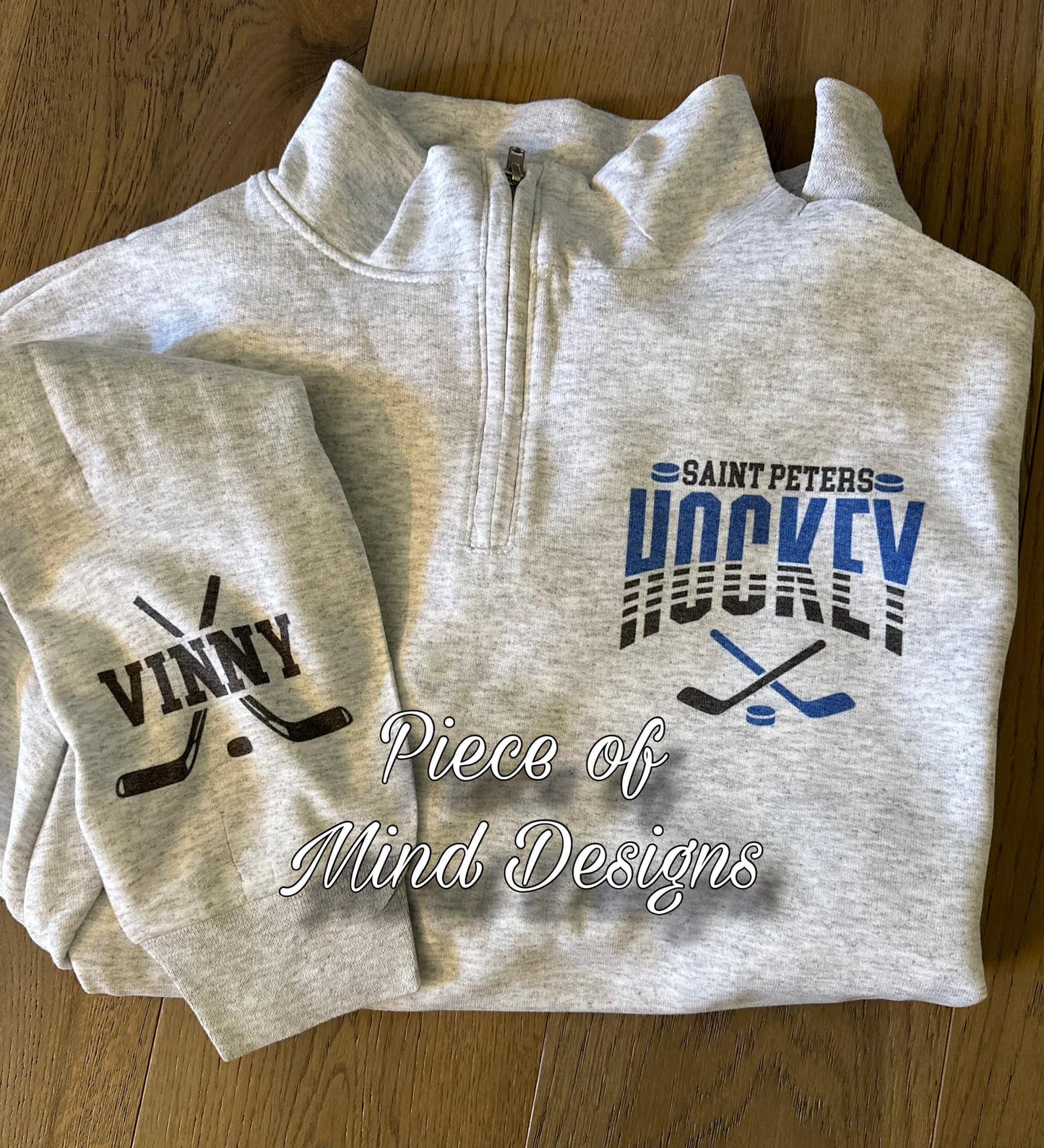 Custom Saint Peters Hockey Quarter Zip