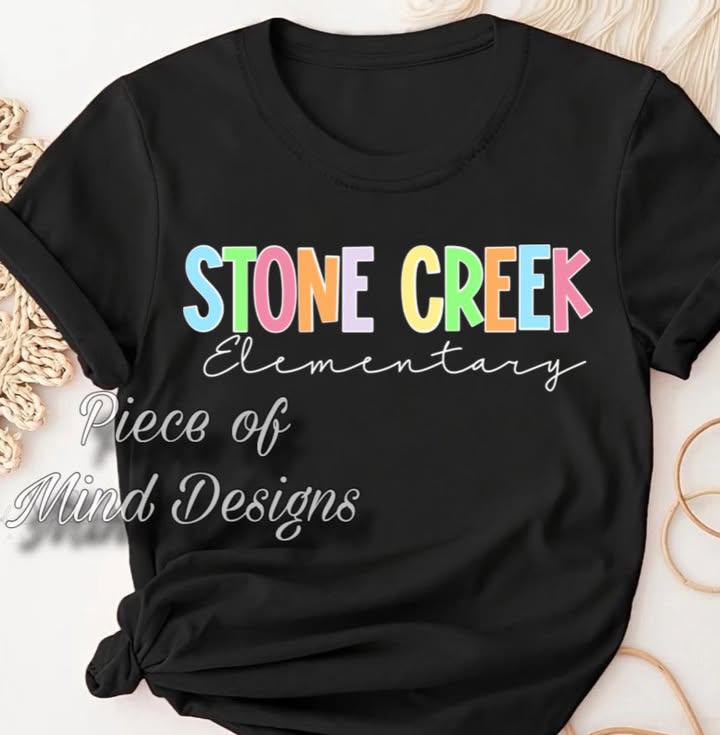 Stone Creek Elementary Pastel Color Tshirt