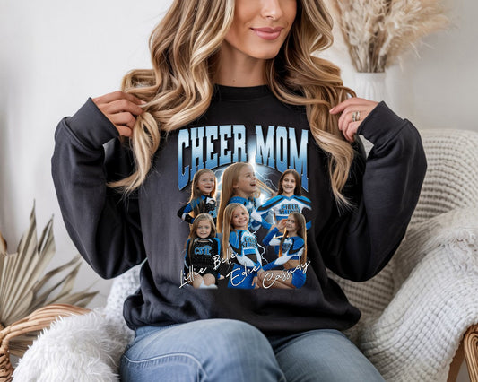 Personalized Cheer Mom Sweatshirt