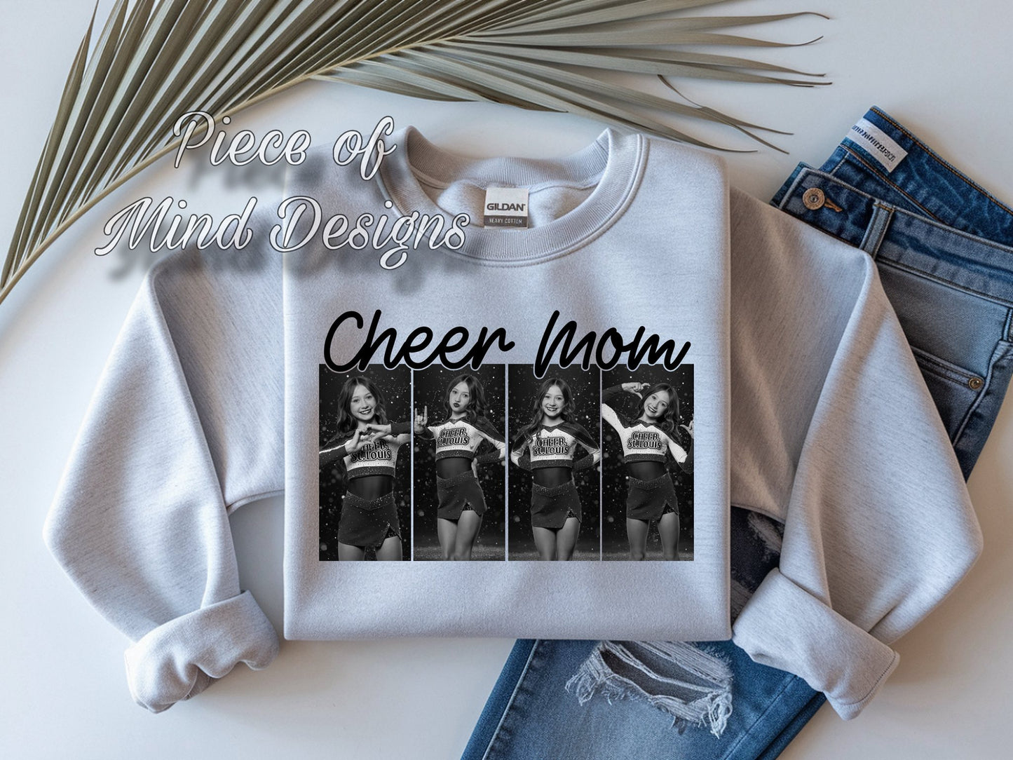 Personalized Cheer Mom Sweatshirt
