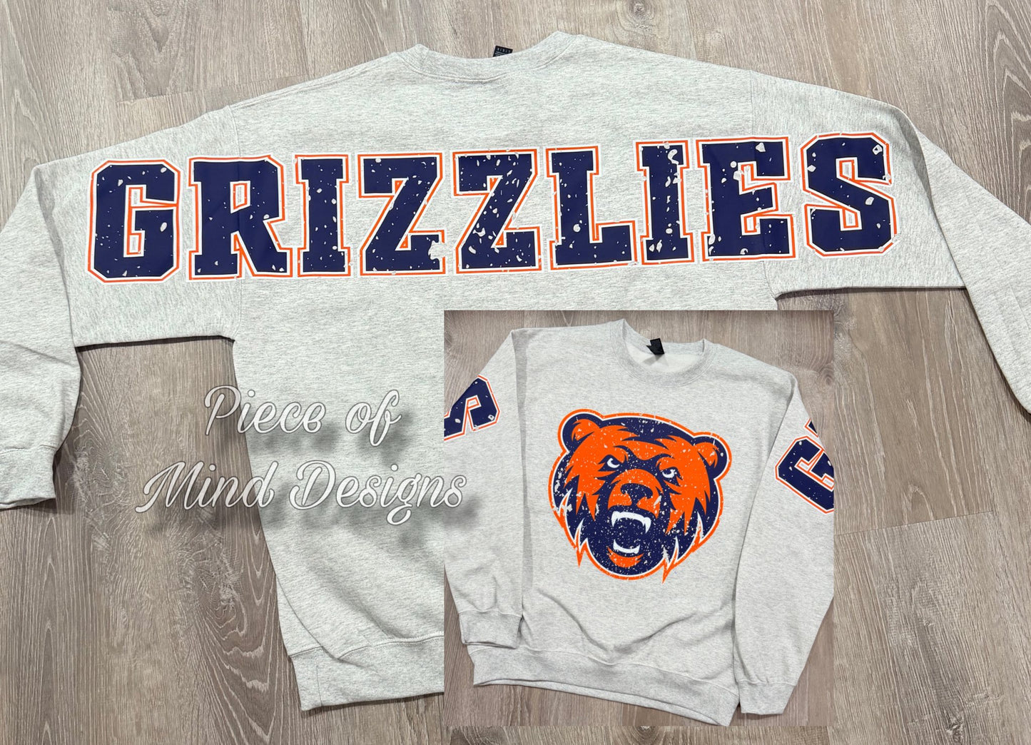 North Point Grizzlies-Stretched Design