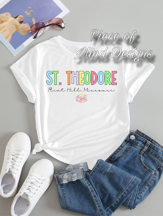 St. Theodore- Flint Hill Pastel Color T-shirt