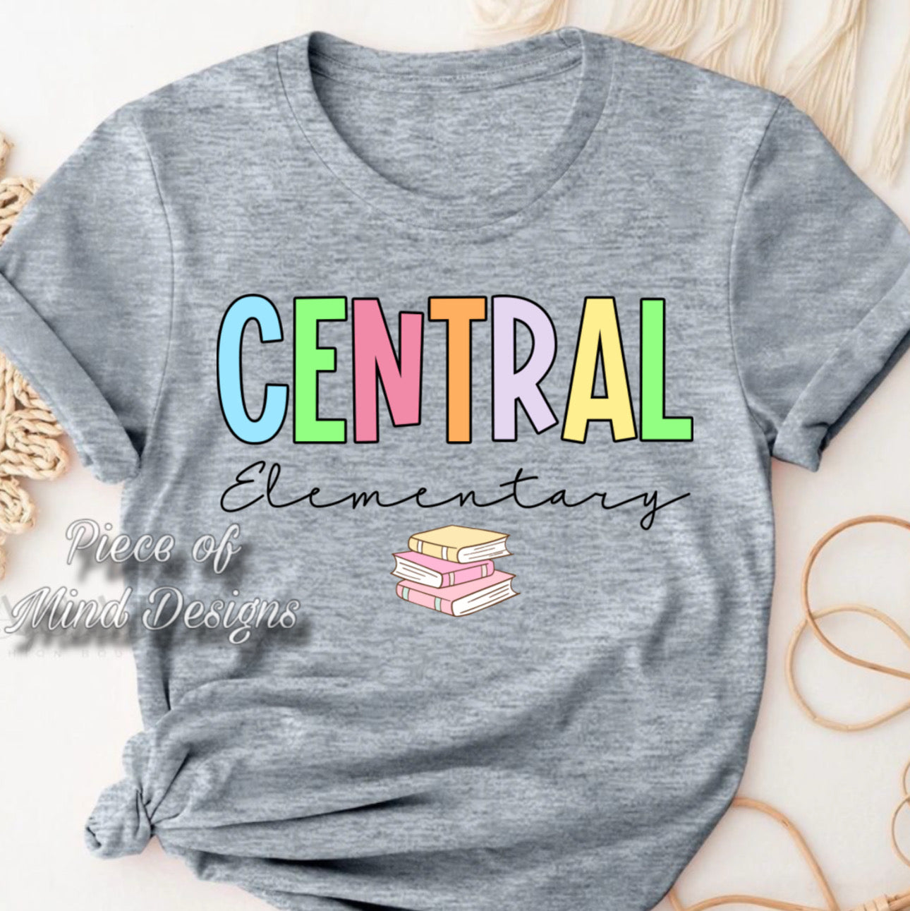 Central Elementary Pastel Color Tshirt