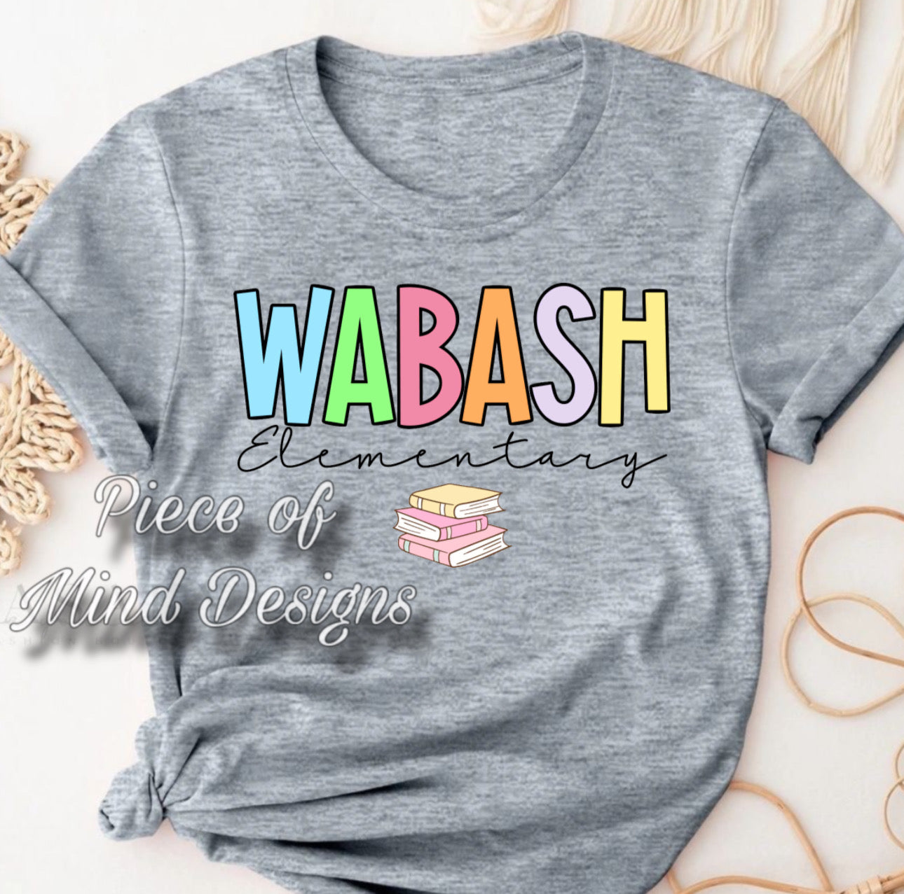 Wabash Elementary Pastel Color TShirt