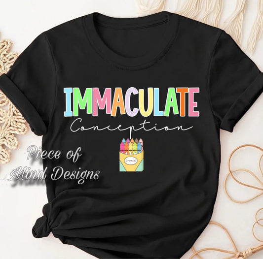 Immaculate Conception Pastel Color TShirt