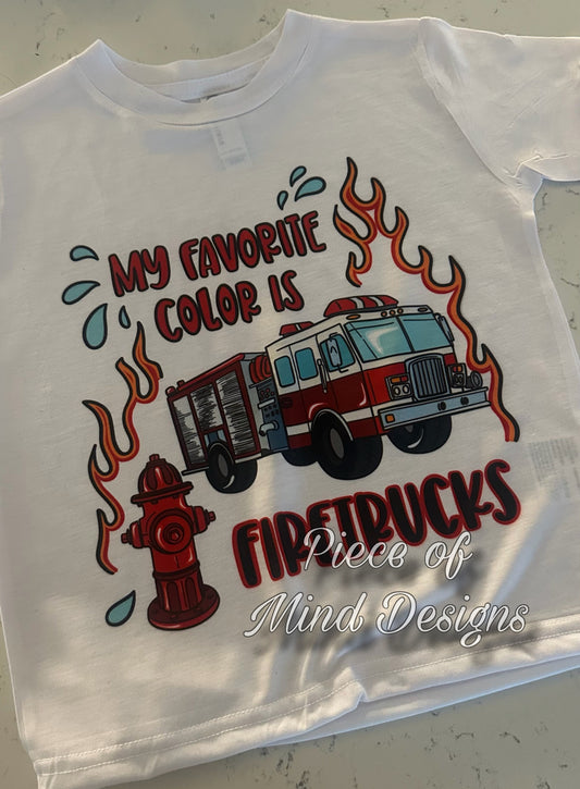 Favorite Color Is Firetrucks
