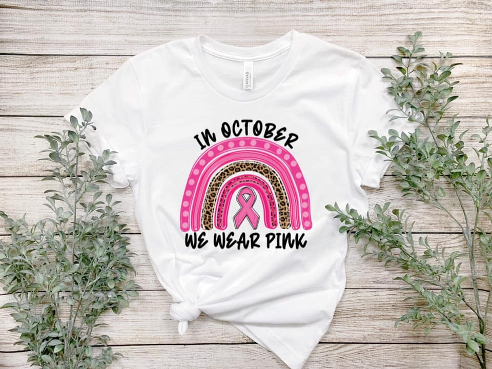 In October We Wear Pink T-Shirt