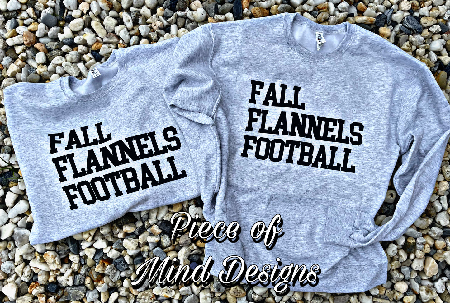 Fall Flannels Football Sweatshirt