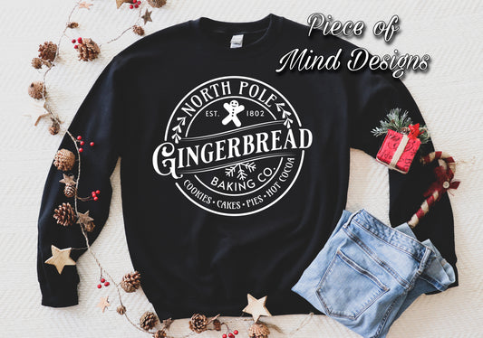 North Pole Gingerbread Sweatshirt