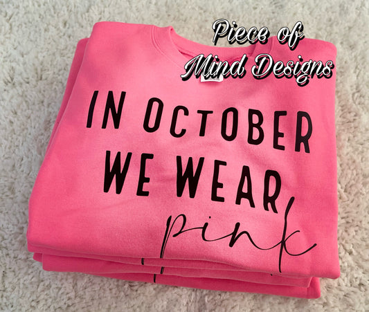 Breast Cancer Awareness Sweatshirt